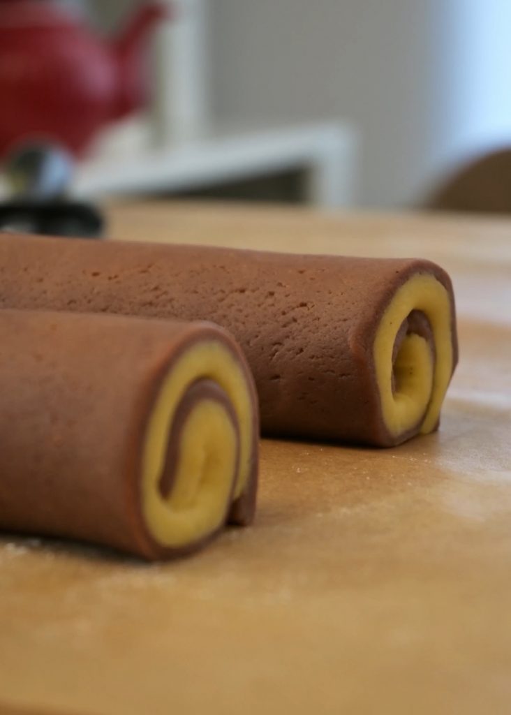 Galletas Bicolor de Vainilla y Chocolate super fácil