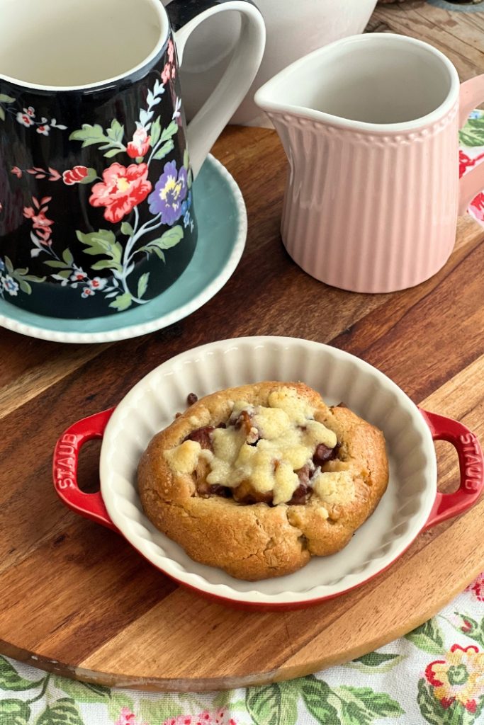 Apple Crumble Cookie galletas de manzana y crumble