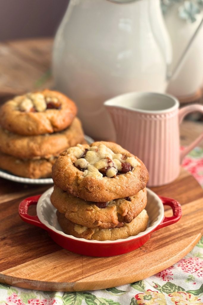 Apple Crumble Cookie galletas de manzana y crumble