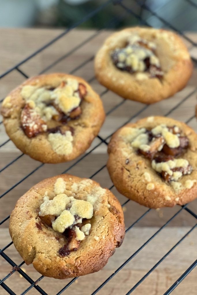 Apple Crumble Cookie galletas de manzana y crumble